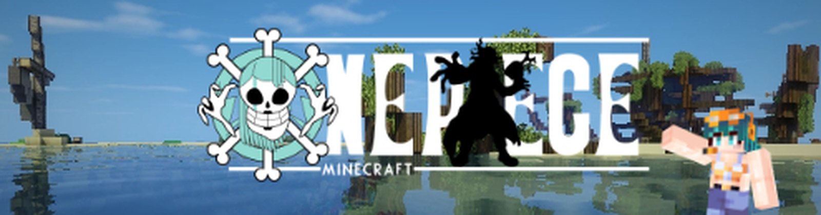 Bannière du serveur One Piece Minecraft (Minecraft)